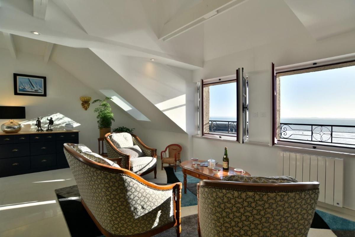 Lostra 2 - Appartement Avec Mezzanine, Front De Mer A Cancale Sur Le Port De La Houle Ngoại thất bức ảnh